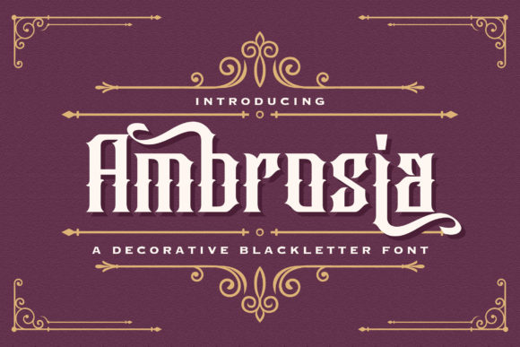 Ambrosia Font: Bold & Timeless