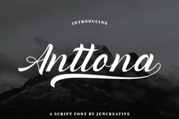Anttona: A Vintage Script Font for Web Design