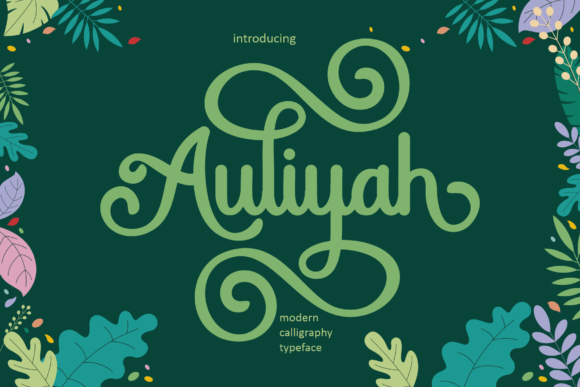 Auliyah Font: Elegant Script for Editorial Design
