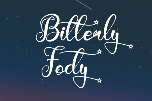 Bitterly Fody Font for Creative Projects