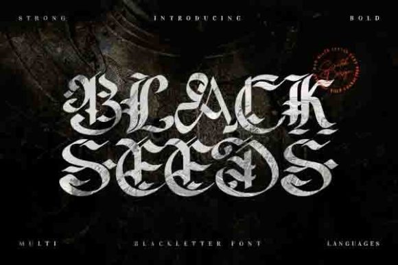 Blackseeds Font for Creative Projects
