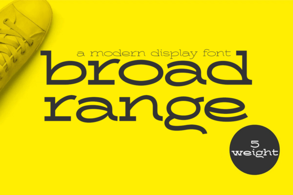 Broad Range Font for Creative Projects
