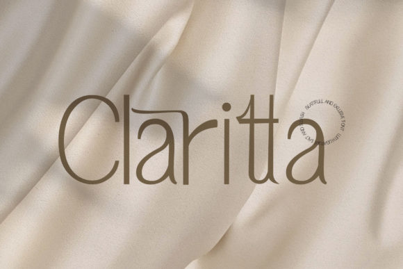 Claritta: A Vintage Sans Serif for Editorial Design