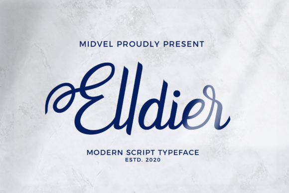Elldier: A Vintage Script Font for Business