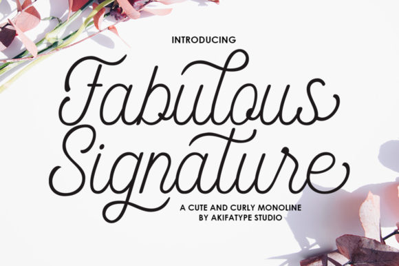 Fabulous Signature Font Review