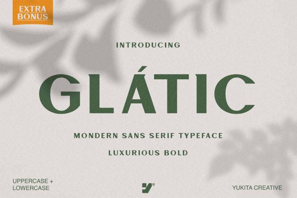 Glatic: A Vintage Serif Font for Creative Projects