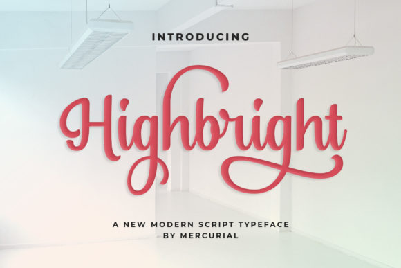 Highbright Font: A Vintage Script That Elevates Digital Branding
