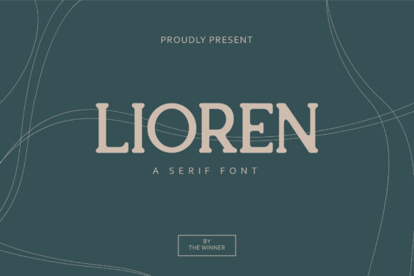 Lioren: A Vintage Serif Font for Creative Projects