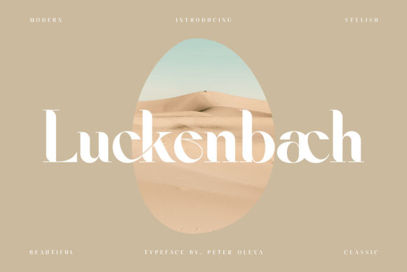 Luckenbach Font: Vintage Style for Creative Projects