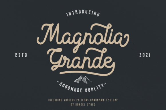 Magnolia Grande Font for Creative Projects