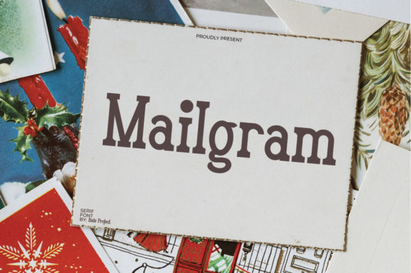 Mailgram: A Vintage Slab Serif for Timeless Design