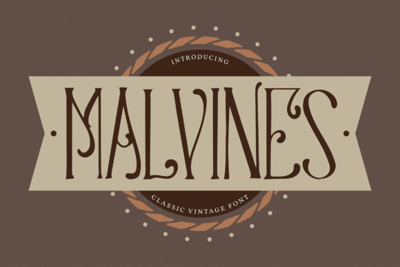 Malvines: A Vintage Serif for Creative Campaigns