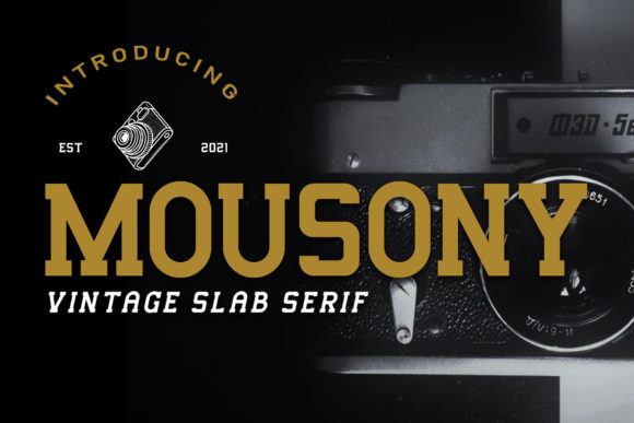 Mousony: A Bold Typographic Statement