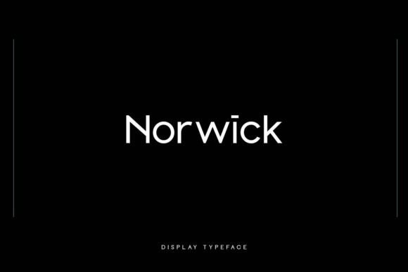 Norwick: A Modern Display Font That Just Works