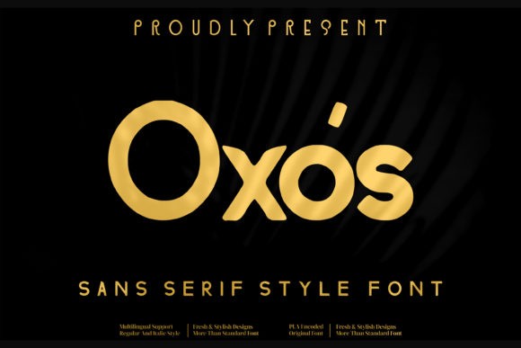 Oxos: A Vintage Sans Serif for Creative Projects