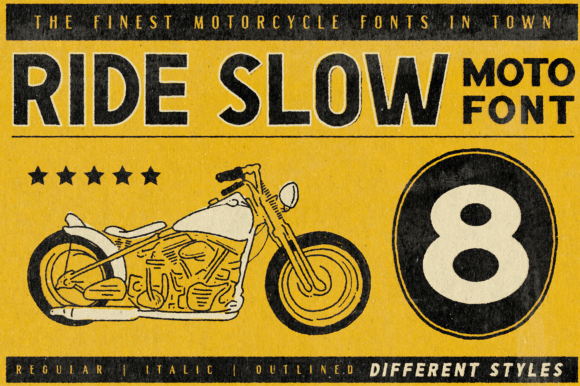 Ride Slow Font for Web Design