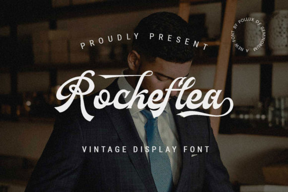 Rockeflea: A Vintage Script Font