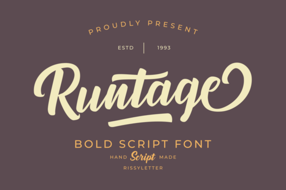 Runtage: A Stylish Font for Creative Campaigns