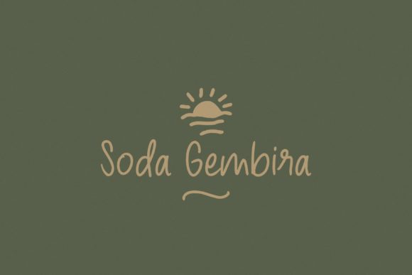 Soda Gembira: Vintage Script Font