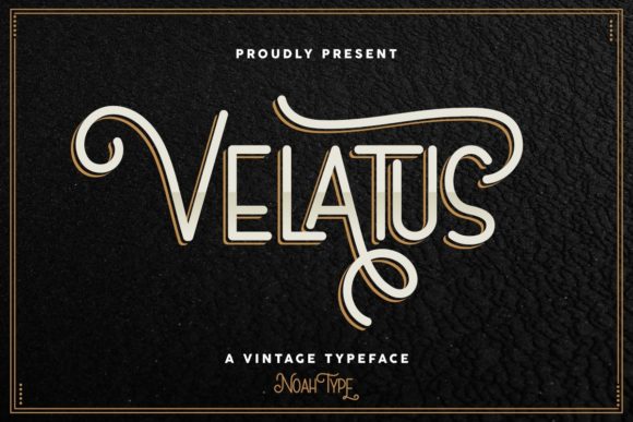 Velatus: A Vintage Sans Serif for Creative Projects