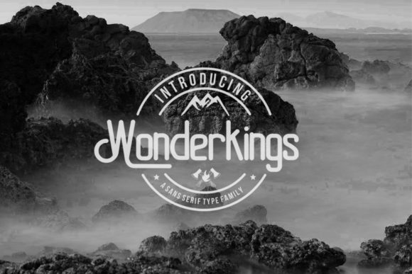 Wonderkings: A Vintage Sans Serif for Creative Projects